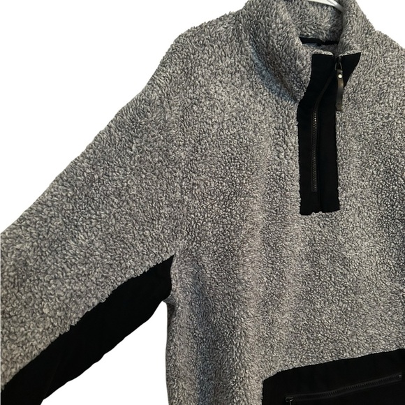 Hooey Fleece Pullover Gray w/ Black Detailing Men’s XL Casual Hoodie Sweatshirt - Picture 2 of 5